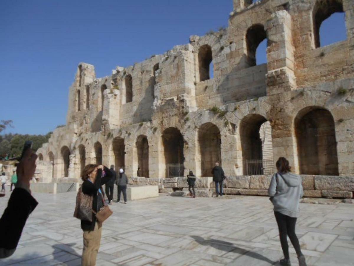 Koukaki-Acropolis Roomy With A Private Veranda Apt. Atina Dış mekan fotoğraf